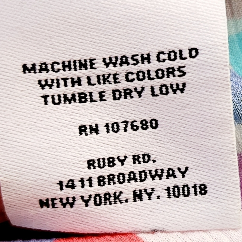 Ruby Rd. Petite Flowy Butterfly Sleeve Blouse Abs… - image 6